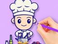 Spel Kleurboek: chef-kok  online