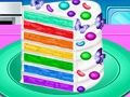 Spel Regenboogconfetticake maken  online