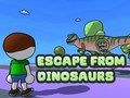 Spel Ontsnap aan dinosaurussen  online