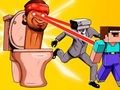 Spel Skibidi-toilet en Nubik-overlevenden  online