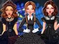 Spel Celebrity Wednesday Addams-stijl online Spel Celebrity Wednesday Addams-stijl online