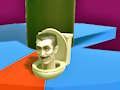 Spel Skibidi toilet helix 3D online