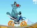Spel Oggy en de kakkerlakkenfiets  online