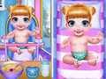 Spel Twins Heerlijke badtijd online Spel Twins Heerlijke badtijd online