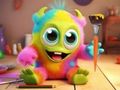 Spel Kleurboek: Monster  online