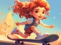 Spel Kleurboek: Skateboard rijden  online