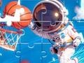 Spel Legpuzzel: ruimtebasketbal  online
