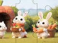 Spel Legpuzzel: Konijnen met Wortelen  online