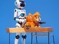 Spel Kleurboek: Robot en hond  online