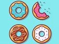 Spel Kleurboek: Donuts  online