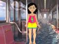 Spel Droommeisje ontsnapt uit de trein  online