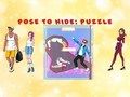 Spel Poseren om de puzzel te verbergen  online