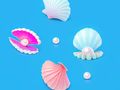 Spel Kleurboek: Schelpen  online