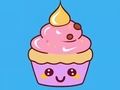 Spel Kleurboek: Cupcake  online