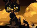 Spel Vind de Halloween-kattenvleugels  online