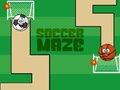 Spel Voetbal doolhof  online