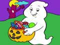 Spel Halloween-kleurboek  online