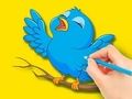 Spel Kleurboek: Vogel  online