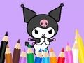 Spel Kleurboek: Kuromi draagt tas  online
