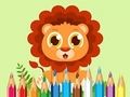 Spel Kleurboek: Babyleeuw  online