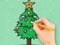 Spel Kleurboek: kerstboom  online