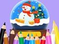 Spel Kleurboek: Kerst kristallen bol  online