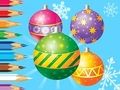 Spel Kleurboek: Kerstballen versieren  online