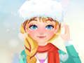 Spel Blonde Sofia: wintermake-up  online