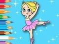 Spel Kleurboek: Balletmeisje  online