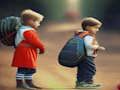 Spel Terug naar school puzzel  online