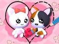 Spel Liefde kat tekenpuzzel  online