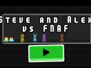 Spel Steve en Alex versus Fnaf  online