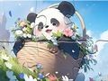 Spel Legpuzzel: Deken Panda  online