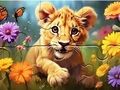 Spel Legpuzzel: Zonnige leeuw  online
