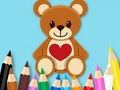 Spel Kleurboek: Speelgoedbeer  online
