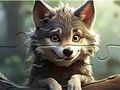 Spel Legpuzzel: Lachende Wolf  online