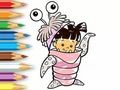 Spel Kleurboek: Monsterkostuummeisje  online