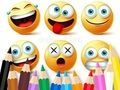 Spel Kleurboek: grappige emoji  online