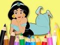 Spel Kleurboek: Prinses Jasmine  online