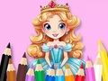 Spel Kleurboek: Bloemenprinses  online