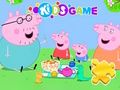 Spel Legpuzzel: Peppa Pig Familiepicknick  online