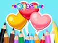 Spel Kleurboek: Hartballonnen  online
