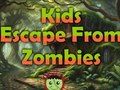 Spel Kinderen ontsnappen aan zombies  online