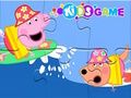 Spel Legpuzzel: Peppa Pig zeilen op zee  online