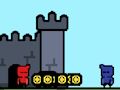 Spel Rode en blauwe kasteeloorlogen  online