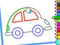 Spel Peutertekening: schattige auto  online