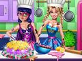 Spel Superhelden kookwedstrijd  online