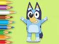 Spel Kleurboek: Blij Bluey  online