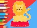 Spel Kleurboek: Circus-leeuw  online