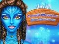 Spel Blauwe meisjes make-up  online